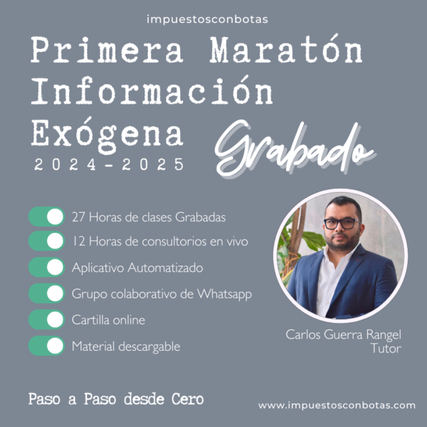 Maratón: Información Exógena DIAN 2024-2025